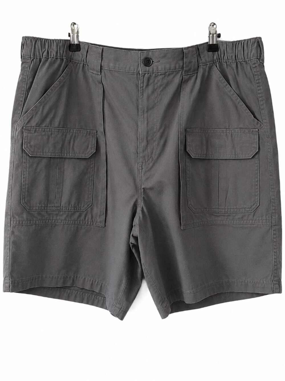 NWT size 52 mens gray cotton shorts. Big & Tall shorts. Summer Golf shorts